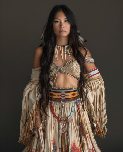 Native American Dress Modern, Native American Indian Women Costume Diy, Native American Hairstyles For Women, Native American Outfits, Native American Woman Art, Pocahontas 1995, American Halloween, Native American Halloween Costume, Native Woman