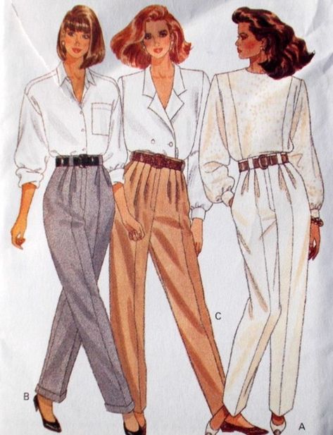 40 Classy Vintage Sewing Pattern For Women - Bored Art Look 80s, Classy Vintage, Look Retro, Womens Sewing Patterns, 1980s Fashion, Couture Vintage, Moda Vintage, Look Vintage, 가을 패션