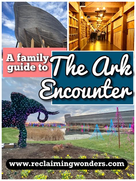 Ark encounter family trip tips Ark Encounter Tips, The Ark Encounter Kentucky, Noah’s Ark Kentucky, Ark Encounter Vacation, Creation Museum Kentucky, Ark Encounter Kentucky, Noah Building The Ark, The Ark Encounter, Kentucky Vacation