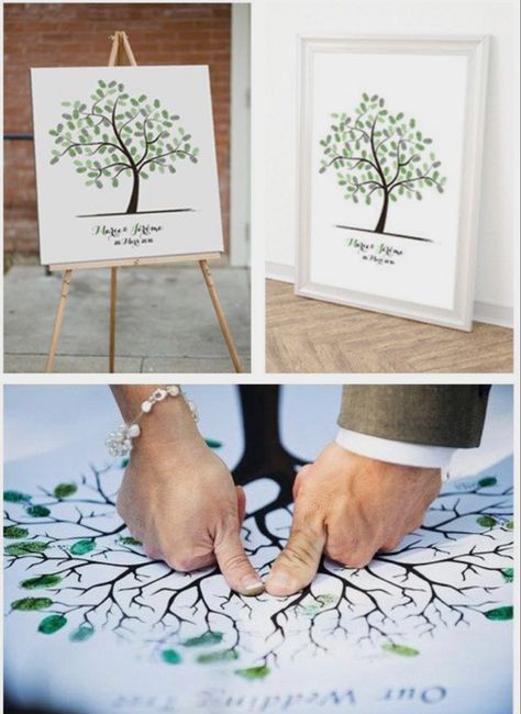 Fun Wedding Activities, Wedding Tree Guest Book, Fingerprint Tree, Indian Baby, Wedding Activities, בר מצווה, Future Wedding Plans, Cute Wedding Ideas, Wedding Games