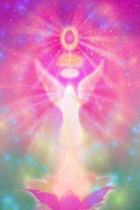 om shanti Archangel Raphael Healing, Archangel Metatron, Brahma Kumaris, Archangel Raphael, Angel Artwork, Angelic Realm, Spiritual Artwork, Angel Painting, Visionary Art