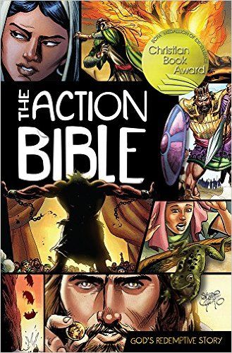 The Action Bible Book Review | Plugged In Action Bible, Bible Pdf, Dynamic Artwork, Online Books, Chronological Order, Bible Devotions, Bible For Kids, Books Of The Bible, Book Awards