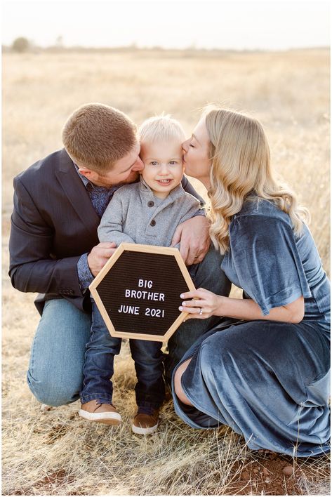 Letter Board Pregnancy Announcement Big Brother Announcement With Sibling, Big Brother Family Announcement, Family Of Four Announcements, Ultrasound Family Picture Ideas, Big Brother Letter Board Announcement, Ultrasound Pictures Announcement With Siblings, Big Brother Photoshoot Maternity Shoots, Promoted To Big Brother Photoshoot, New Baby Announcement Sibling