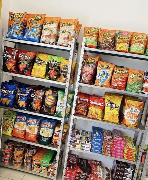 🤤 Good Storage Ideas Bedrooms, Snack Pantry Aesthetic, Snack Pantry Goals, Snack Stash In Bedroom, Snack Closet, Diy Snack Station, Snack Pantry, Snack Room, Pantry Snacks