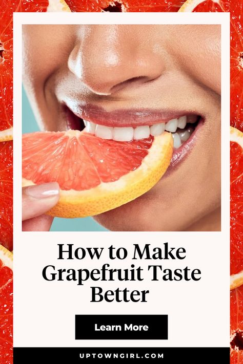 How To Make Grapefruit Taste Better, Best Way To Eat Grapefruit, How To Eat A Grapefruit, Fresh Grapefruit Recipes, Ways To Eat Grapefruit, Grapefruit Diet Plan, Flat Tummy Tips, Grapefruit Recipes, Eating Watermelon