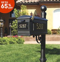 Boost your home’s curb appeal with this array of accents for your front yard. Classic picket fences, shutters, and weathervanes create a charming scene, and mailboxes and door chimes let friends keep in touch. Solar stake lights guide you and your guests from your driveway to your doorstep. Package Mailbox, Large Mailbox, Personalized Mailbox, Personalized Plaques, Mailbox Post, Mounted Mailbox, Door Plaques, Sand Casting, Premium Packaging