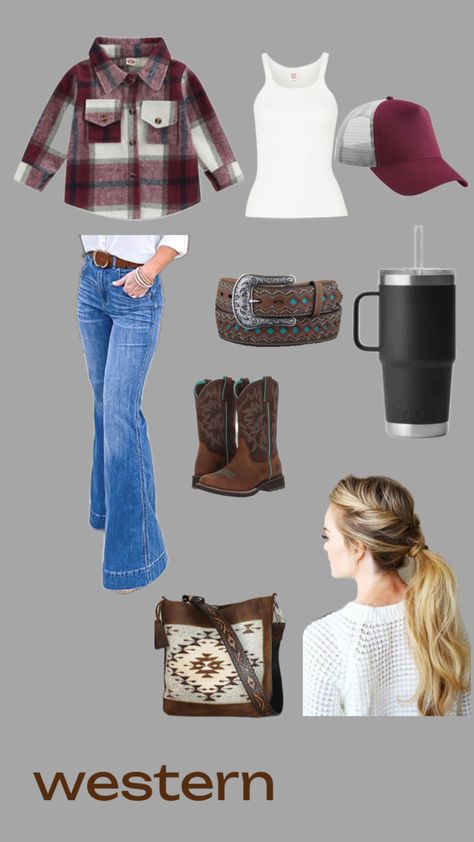 #fyp #followforfollow #western #westernaesthetic #westernfashion #ariatboots #countryfit #country #flannel #yeti #everydayoutfit ( You can probably find me most days wearing an outfit like this! Love Ariat Boots, Western Aesthetic, Your Aesthetic, Western Fashion, Everyday Outfits, Energy, How To Wear, Clothes