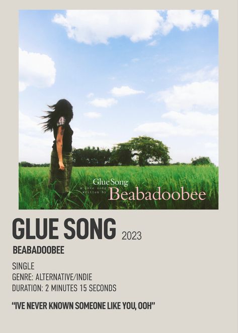 Glue Song Poster, Glue Song Beabadoobee, Polaroid Poster Music, Songs Polaroid, Music Polaroid, Glue Song, Posters Amazon, Birthday Room, Room Collage