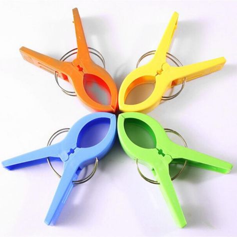 4pcs Powerful Laundry Clips Large Windproof Clip Cotton Quilt Clothes Big Clip Travel Outfit Summer Airport, Quilt Clothes, Laundry Clothesline, Laundry Hanger, Hang Clothes, Beach Quilt, Clothes Clips, Clothes Fabric, Clothes Pegs