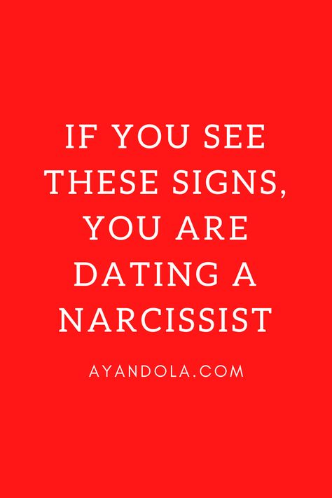 There are different levels to being in a toxic relationship; being with a partner who is a narcissist is actually way up there. The difficulty with dating a narcissist is that they are very slick. So, while we all know better than to date a narcissist, it is very difficult to identify them if you are not familiar with the signs. What are the signs that you are dating a narcissist? #datingtips #datingandrelationship #healthyrelationship Narcissistic Boyfriend, Signs Of Narcissism, Healthy Relationship Quotes, In A Toxic Relationship, Narcissistic Men, Narcissism Relationships, Platonic Relationship, Toxic Relationship, Godly Relationship