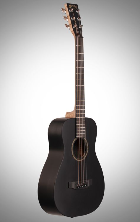 Martin - Little Martin Acoustic Guitar, black Build Guitar, Acoustic Guitar Tattoo, Acoustic Guitar Art, Semi Acoustic Guitar, Martin Acoustic Guitar, Bass Guitar Lessons, Guitar Tattoo, Guitar Photos, Guitar Teacher