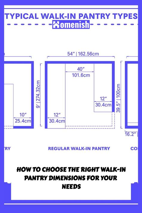 A walk-in pantry is a dream come true for many homeowners. But before you start designing yours, it's important to understand the standard dimensions and guidelines. In this article, we will discuss everything you need to know about walk-in pantry dimensions, so you can create the perfect space for your needs. 10 X 10 Pantry, Smallest Walk In Pantry, Narrow Pantry Dimensions, Build A Walk In Pantry, Building A Walk In Pantry In Kitchen, White Walk In Pantry, Cabinet Walk In Pantry, Small Pantry Dimensions Walk In, How To Design A Walk In Pantry