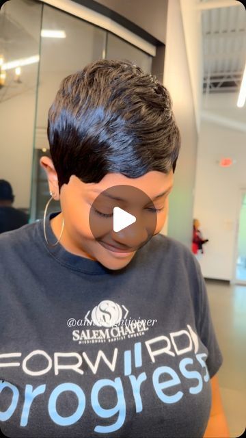 Ann Wright-Joiner on Instagram: "Yall loves Pixie Cuts 🥰 #annwrightjoiner #pixiecut #pixie #quickweave #haircuttutorial #hairstyletutorial #hairstyles #hairtutorial #shorthair #foryoupage #HairbySkilz #dayinmylife #dailydose #hairstylist #reelitfeelit" 28 Piece Quick Weave Short Pixie 2022, Pixie Sew In Weave Black Women, Quick Weave Pixie Cut Black Women, 27 Piece Quick Weave Pixie Black Women, Short Quick Weave Styles 27 Piece, Pixie Quick Weave Black Women, Short Relaxed Hairstyles Pixie Cuts, Pixie Cut Quick Weave Black Women, Quick Weave Pixie Cut