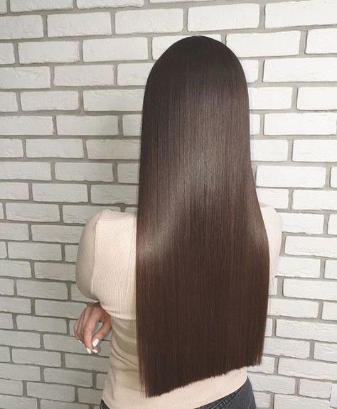 One Length Haircuts, One Length Hair, Straight Wavy Hair, 2020 Hairstyles, Lustrous Hair, Long Brown Hair, Amazing Hair, Brown Blonde Hair, Long Black Hair