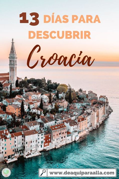 Croacia es un país único y lleno de contrastes. En 13 días podrás descubrir la bella y turística ciudadela de Dubrovnik, hacer una incursión en Bosnia, quedarte maravillado por el imponente Palacio de Diocleciano de Split, disfrutar de la tranquila y coqueta Península de Istria, conocer el precioso Parque Nacional de los Lagos de Plitvice, descubrir la bella Zagreb y mucho más. Esto es solo el principio. Si quieres conocer todos los imprescindibles que Croacia ofrece no dudes en entrar al post. Zagreb, Dubrovnik, Croatia, New York Skyline, Places To Go, Road Trip, Split, Italy, Road