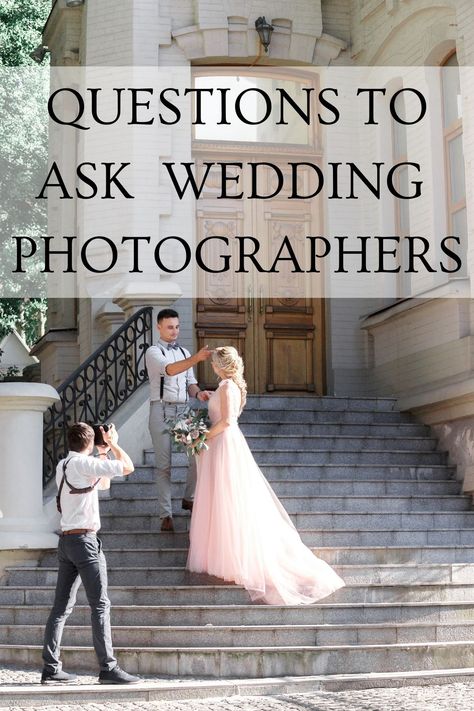 Choosing the right photographer is one of the most important decisions. Here are a few questions you will want to ask your photographer What If Questions, Wedding Advice, Planning Process, Questions To Ask, Choose The Right, You Choose, A Wedding, Wedding Planning, The One