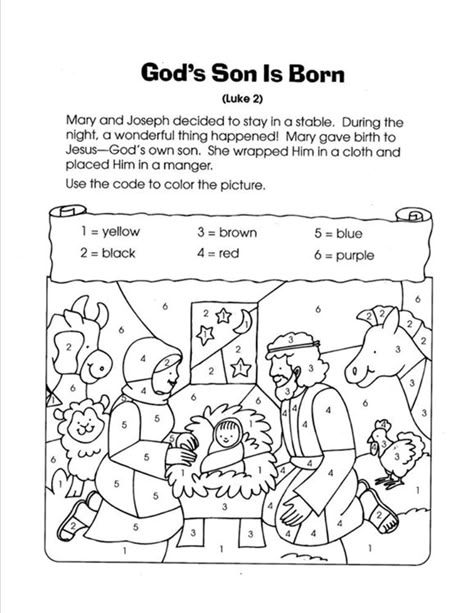 Color by numbers nativity Christmas Color By Number, Nativity Coloring Pages, Christmas Sunday School, Christmas Sunday, Sunday School Coloring Pages, Christmas Worksheets, School Coloring Pages, Christmas Bible, Bible Coloring Pages