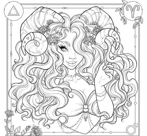 Camilla D’errico Coloring Pages, Taurus Coloring Pages, Coloring Pages Of Women, Witchcraft Coloring Pages, Witchy Coloring Pages For Adults, Witch Coloring Pages For Adults, Goth Coloring Pages, Fantasy Coloring Pages For Adults, Witchy Coloring Pages