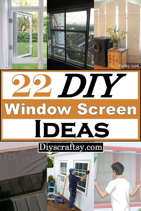 These Window screens are essential for keeping bugs out of your home but often look unattractive. Find solutions for making your window screens more functional and stylish. Window Screen Ideas, Window Bug Screen, Diy Window Screen, Window Mesh Screen, Window Mesh, Bug Screen, Bug Off, Window Screen, Sharing Economy