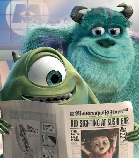 Monsters Inc University, Mike And Sully, Mike And Sulley, Disney Monsters, Mike Wazowski, Film Disney, Bd Comics, Monster University, Pixar Movies