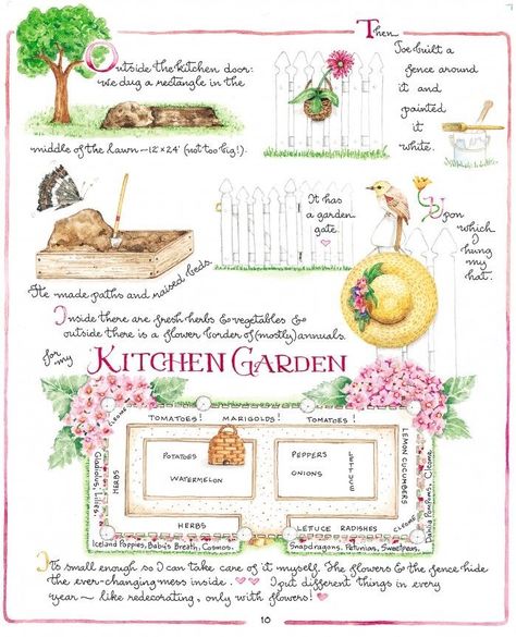 Susan Branch Blog, Susan Branch, Branch Art, Garden Plan, Potager Garden, Garden Journal, Beautiful Picture, Veggie Garden, Back To Nature