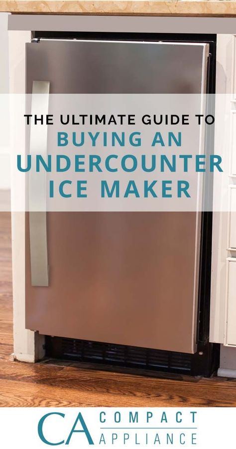 The Ultimate Guide to Buying an Undercounter Ice Maker Home Kitchen Ideas, Kitchen Remodeling Ideas, Outdoor Kitchen Appliances, Ice Machine, White Kitchen Cabinets, Remodeling Ideas, Kitchen Area, Ice Maker, Outdoor Kitchen Design