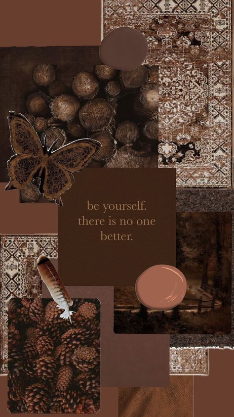 Brown Aesthetic Wallpaper #woodlandaesthetic #nature #brown #phonewallpaper Dark Brown Aesthetic Wallpaper Iphone, Warm Aesthetic Brown, Dark Brown Wallpaper Aesthetic, Mocha Brown Aesthetic, Brown Collage Wallpaper, Ascetic Wallpaper, Chocolate Brown Wallpaper, Brown Baddie, Layla Core