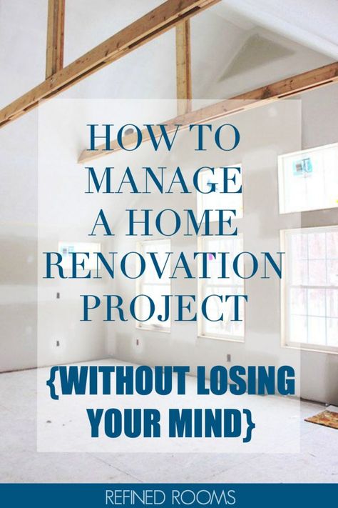 Home renovation projects can be BRUTAL! But there are things you can do to manage the stress and make the project go MUCH MORE SMOOTHLY. Follow these 6 home renovation tips to save your sanity during the process. #homerenovationtips #homeremodeltips #homeimprovementtips #homeimprovement #homeremodel Renovation Tips, Hacks Diy, Top Pins, Diy Home Improvement, Survival Tips, Renovation Project, Creative Home, Home Improvement Projects, The Project