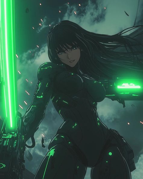 The Green Cannon Division ☣️ #anime #ghostintheshell #plasma #scifi #futuristic #cyberpunk #tudaai #skyscraper #nighcity #action #shounen Cyberpunk Oc, Cyberpunk Wallpaper, Movie Inspiration, Futuristic Cyberpunk, Cyberpunk Rpg, Android Robot, Cyberpunk Anime, Arte Cyberpunk, Ghost In The Shell