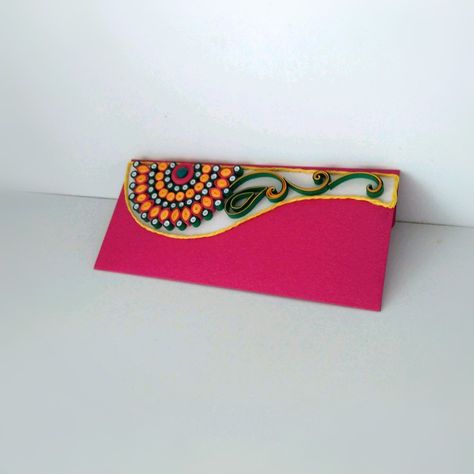 Quilled Envelopes, Quilling Envelopes, Envelope Decoration, Quilling Dolls, Shagun Envelopes, Envelopes Design, Fancy Envelopes, Quilling Pattern, Envelope Making