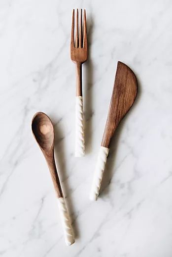 wood Earth Tones Fashion, Wooden Kitchen Accessories, Wild Olive, Wood Utensils, Wood Hearts, Appetizer Plates, Bone Carving, Kitchen Collection, Wooden Kitchen