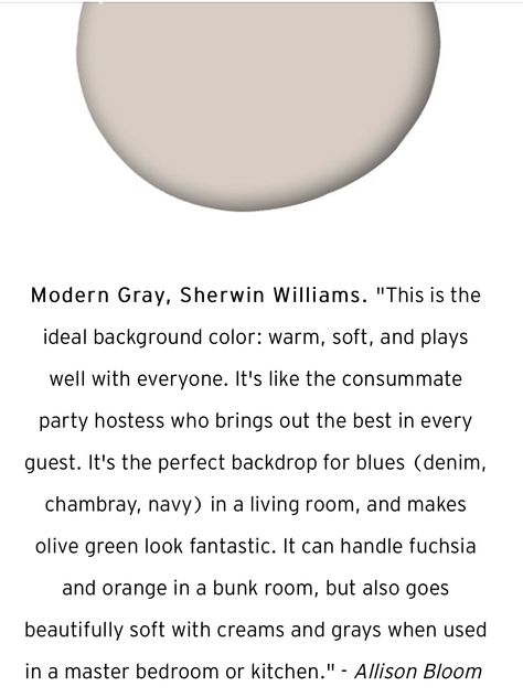 Modern Gray Sherwin Williams Living Room, Sherwin Williams Modern Gray, Modern Gray Sherwin Williams, Gray Sherwin Williams, Manchester Tan, Interior Painting Ideas, Painting Colors, Gray Kitchen, Interior Painting