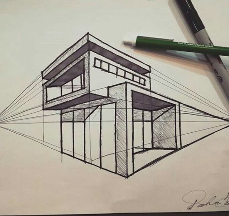 2d Perspective Drawing, 2 Points Perspective Drawing, 2 Point Perspective Architecture, 2 Point Perspective Drawing Architecture, Point Perspective Drawing, Two Point Perspective House, 2 Point Perspective Drawing Cities, Two Perspective Drawing, One Point Perspective House