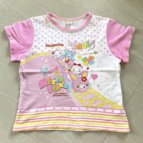 Mezzo piano short sleeve shirt ★japanese Size 135 ... - Depop Piano Clothes, Kawaii Outfit Ideas, Cute School Stationary, Kei Fashion, Princess Outfits, Really Cute Outfits, Kawaii Clothes, Girls Wear, Kawaii Fashion