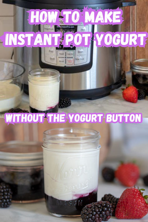 While the Yogurt function is a convenient feature on many Instant Pot models, fear not if yours doesn’t have it – you can still achieve yogurt-making mastery with a few simple steps. In this comprehensive guide, we’ll walk you through the process of how to make instant pot yogurt without the yogurt button. Instant Pot Yogurt Without Yogurt Button, Instant Pot Vegan Yogurt, Instant Pot Yogurt Greek, Instant Pot Yogurt Recipe, Yogurt Making, Instant Pot Yogurt, Yogurt Toppings, Making Yogurt, Best Instant Pot Recipe