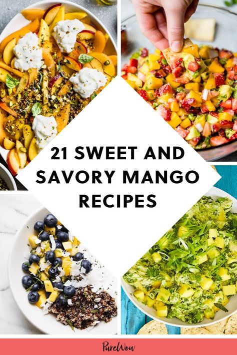 21 Sweet and Savory Recipes for Mango Season #purewow #breakfast #fruit #ingredient #dessert #food #summer #easy #cooking #dinner #lunch #recipe Mango Recipes For Dinner, Easy Mango Recipes, Grilled Corn Recipes, Fruit Desserts Easy, Smoothie Recipes With Yogurt, Breakfast Fruit, Summer Salads With Fruit, Food Summer, Lunch Recipe