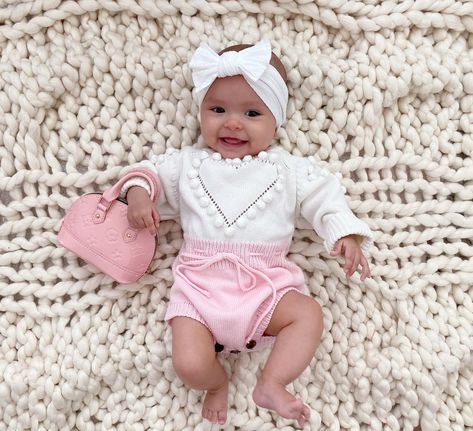 Meadow Ivy Half Year Birthday + Free Shipping Sweater Romper, Eliza Jane, Fluffy Texture, Chloe Handbags, Eyeliner Makeup, Baby Fits, Strawberry Cream, Vanilla Latte, Kids Boutique Clothing