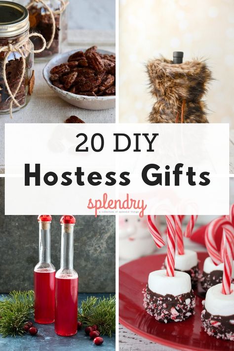 Don't show up to your next party empty-handed! We've got 20 awesome ideas for DIY hostess gifts everyone will love! #diy #easydiy #giftideas #diygifts #hostessgifts #holidaygifts Diy Hostess Gifts Christmas, Christmas Party Favors For Adults Diy, Diy Hostess Gift Ideas, Diy Christmas Hostess Gifts, Best Hostess Gifts, Diy Hostess Gifts, Easy Hostess Gifts, Creative Homemade Gifts, Hostess Gift Ideas