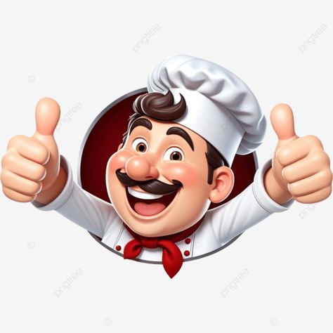 chef with thumbs up illustration element thumbs up png Cartoon Chef Character Design, Chef Illustration Drawing, Thumbs Up Illustration, Yummy Emoji, Yummy Illustration, Chef Photo, Chef Clipart, Chef Images, Chef Cartoon