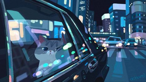 DDouvre | 뚜브르 on Instagram: “Melancholy days🚦 . . . . . . . . . 🛻” Im Blue, Pretty Images, Cute Simple Wallpapers, Phone Wallpaper Patterns, Macbook Wallpaper, Animation Background, Anime Drawings Tutorials, Iphone Background Wallpaper, Character Design References