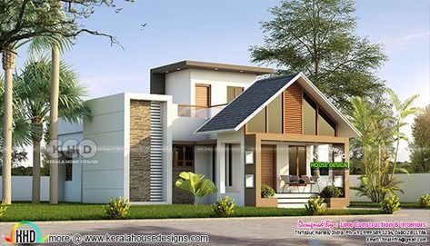 Kerala House Plans, Single Floor House Design, Kerala House, Best Modern House Design, Small House Elevation Design, Houses Plans, Modern Bungalow House, Kerala House Design, Kerala Houses