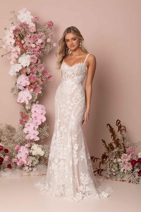 Madi Lane Wedding Dress, Non Traditional Wedding Ring, Bridal Showroom, Madi Lane, Illusion Wedding Dress, Wedding Dress Trends, Perfect Wedding Dress, Bridal Wedding Dresses, Bridal Shop