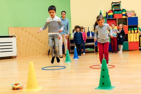 The Power of Play Webinar Inclusive Activities, Obstacle Course For Kids, Physical Literacy, Kids Obstacle Course, School Hallway, School Hallways, Gym Classes, Easy Activities, Physical Development