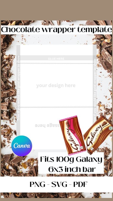 Easy Chocolate Bars, Galaxy Chocolate Bar, Galaxy Chocolate, Chocolate Wrapper, Brochure Paper, Candy Wrapper, Chocolate Bar Wrappers, Chocolate Wrappers, Ingredients List