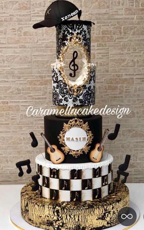 Music Cake Ideas, Music Birthday Cakes, Chocolate Piñata, Musical Cake, Theatre Cake, Breakable Chocolate, Music Themed Cakes, Music Cakes, Fab Cakes