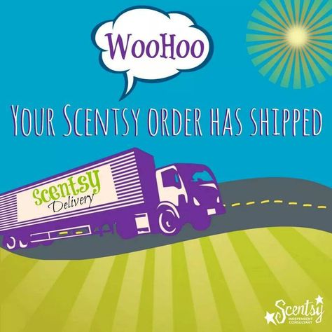 Your order has shipped! #scentsy Scentsy Order Has Shipped, Scentsy Order Shipped, Your Order Has Shipped, Order Has Shipped, Scentsy Order, Scentsy Consultant Business, Scentsy Flyers, Scentsy Games, Scentsy Host