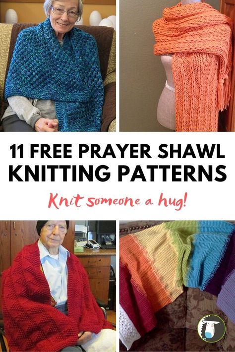 Loom Shawl Pattern Free, Rectangular Shawl Knitting Pattern, Knitted Rectangular Shawls Free Patterns, Vogue Knitting Patterns Free, Prayer Shawls Knit, Rectangle Shawl Pattern, Crochet Help, Prayer Shawl Crochet Pattern, Free Knit Shawl Patterns