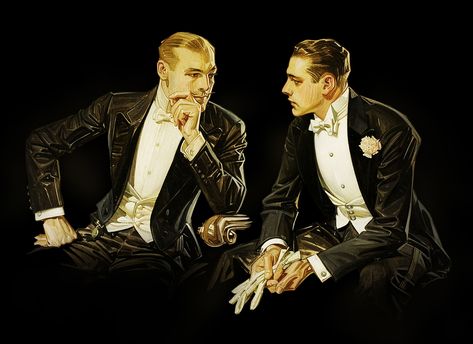 Leyendecker Art, Joseph Christian Leyendecker, 캐릭터 드로잉, Classical Art, Gay Art, Tuxedos, Art Studies, Agra, Old Art