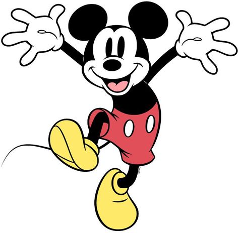 Clip art of Classic Mickey Mouse cheering #disney, #mickeymouse, #classicmickey Mouse Clip Art, Dog Paw Print Art, Mickey Mouse Wall Art, Disney Cake Toppers, Paw Print Art, Flying A Kite, Mickey Mouse Coloring Pages, Christmas Wooden Signs, Vinyl Art Toys