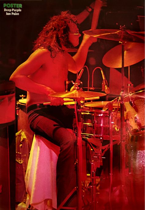 Ian Paice, Roger Glover, Jon Lord, Ritchie Blackmore, Poster Magazine, Ludwig Drums, Pearl Drums, Heavy Metal Rock, Boogie Woogie